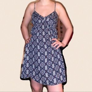 Blue Patterned Dress!